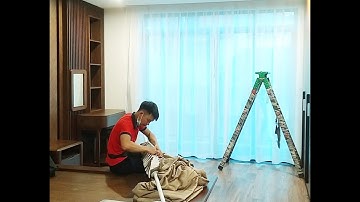 May đo rèm vải | rèm cầu vồng | lắp đặt các loại rèm