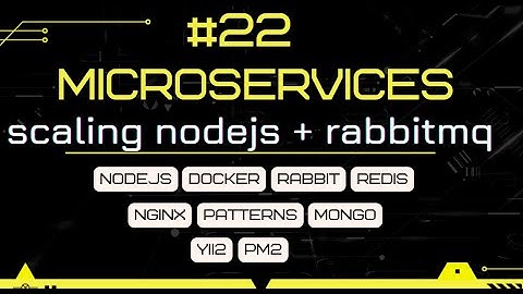 Scaling microservice architecture with Nodejs/PM2 processes, and publish/subscribe pattern.