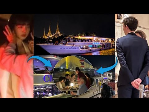 BLACKPINK Lisa and Frederic Arnault vacation in Thailand on Chao Phraya Cruise