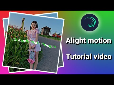 Alight motion text strip effect || Alight motion video editing - YouTube