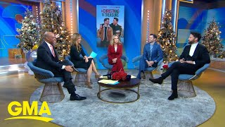 Kyle Dean Massey, Taylor Frey dish on new Lifetime holiday movie | GMA3