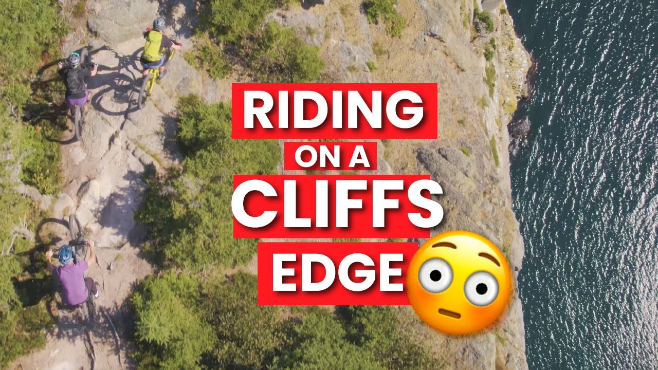 Mountain Biking on a Cliffs Edge Ride the Rock Ep3 YouTube
