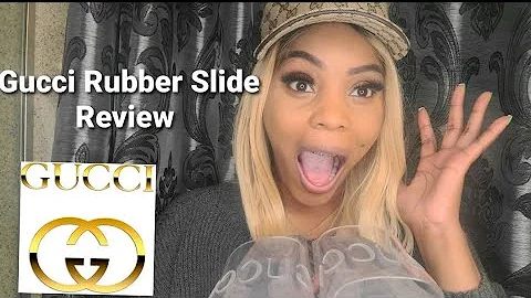 Gucci Rubber Slide Sandals Review| My honest opinion|