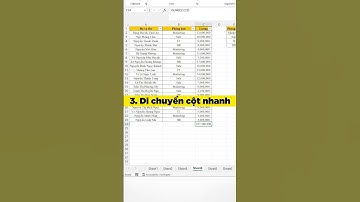 [Thủ thuật Excel] Top 5 thủ thuật ít người biết trong Excel #Shorts