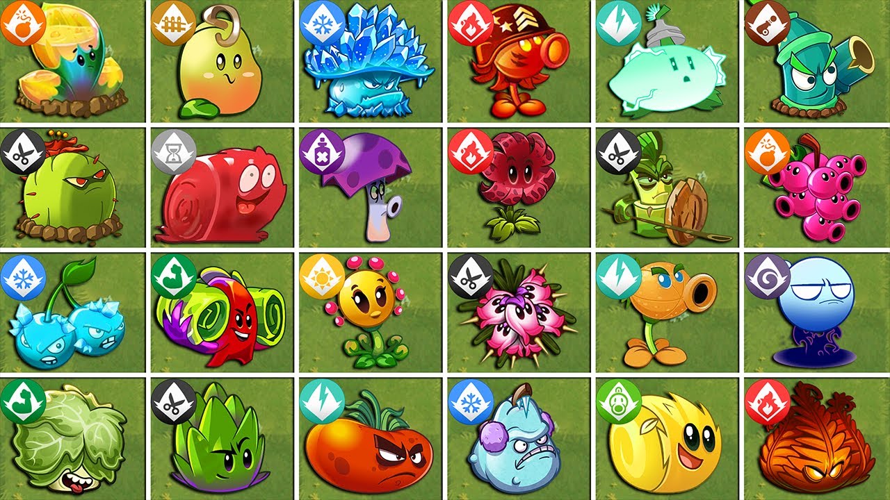 Plants vs Zombies 2 Final Boss - Random 24 Premium Plants Level 999999 ...