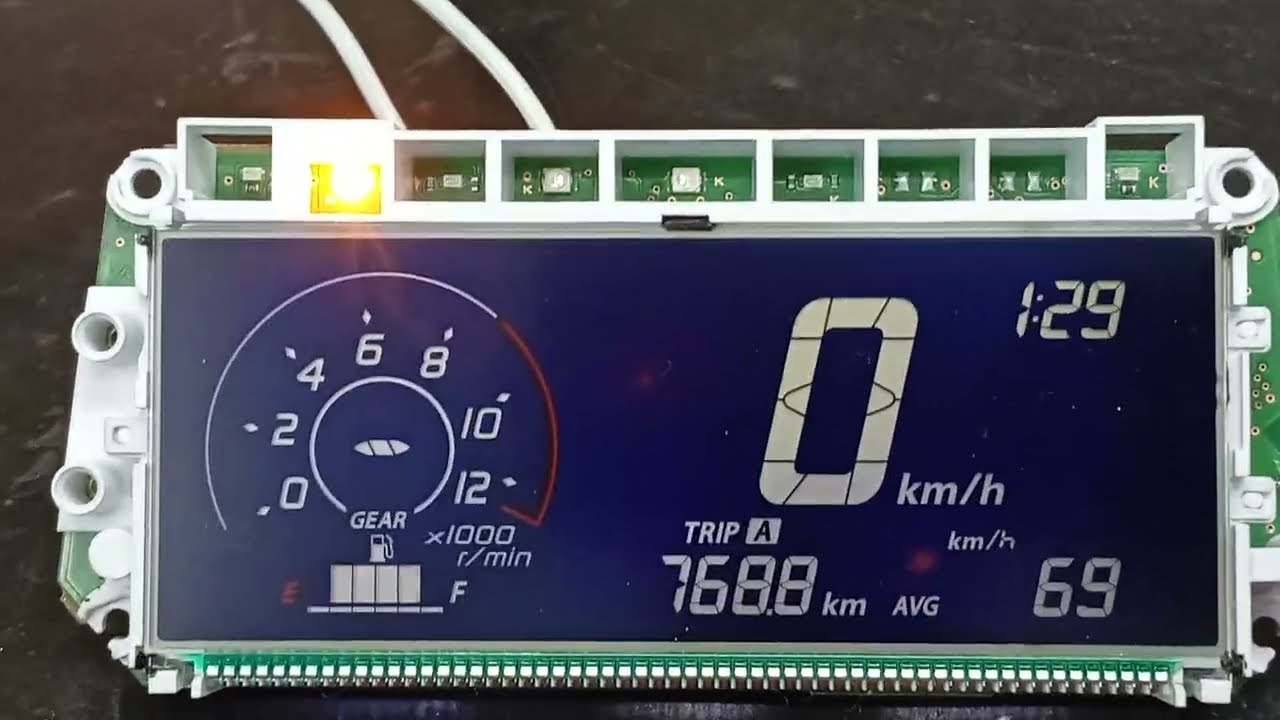 Painel Instrumentos Twister Honda CB 300F. Não funciona, sistema de funcionamento da placa.