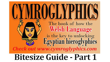 Cymroglyphics bitesize 001 Reading and writing hieroglyphs using Welsh