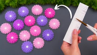 How to make EASY Paper Flowers DIY Paper Craft Ideas Tutorial