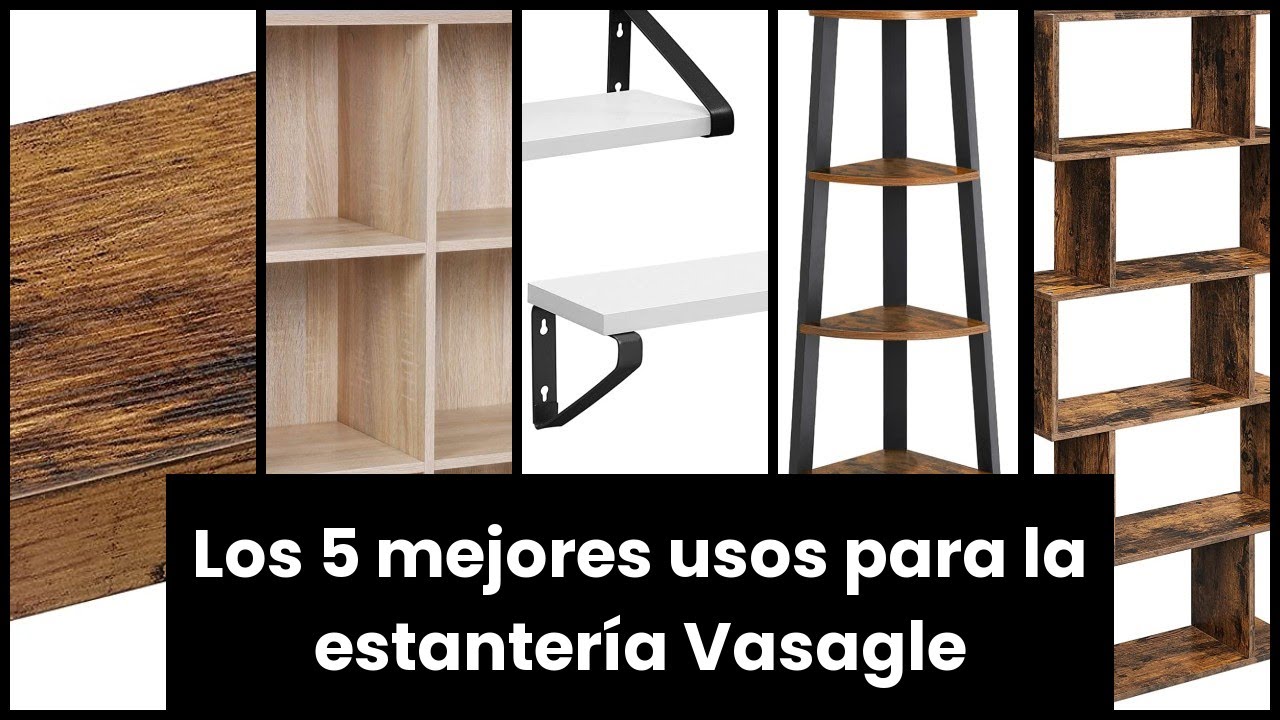 Vasagle estanteria】Los 5 mejores usos para la estantería Vasagle