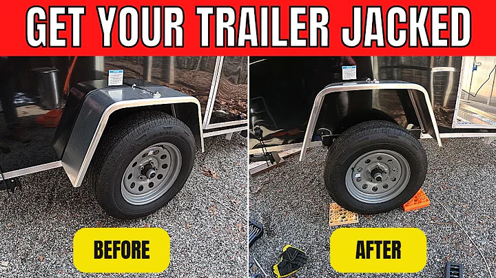 AXLE FLIP KIT INSTALL FOR A CARGO TRAILER CAMPER CONVERSION//EP. 4