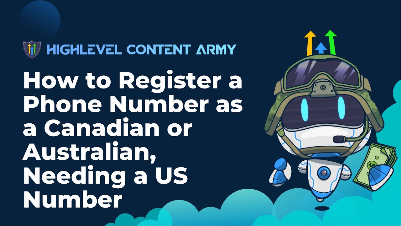 How to Register a Phone Number as a Canadian or Australian Needing a US Number