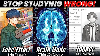 BEST and WORST Study Methods ALL Students MUST Know to Become a Topper