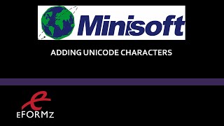 Adding Unicode Characters