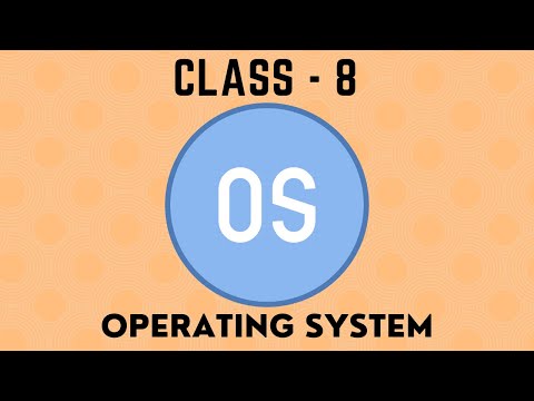 Class 8 | Operating system | Chapter 1 | ICSE Syllabus