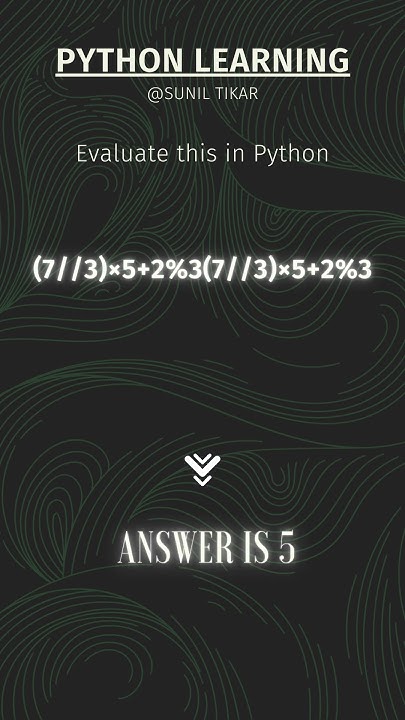 Python Precedence of Operators 10 - YouTube