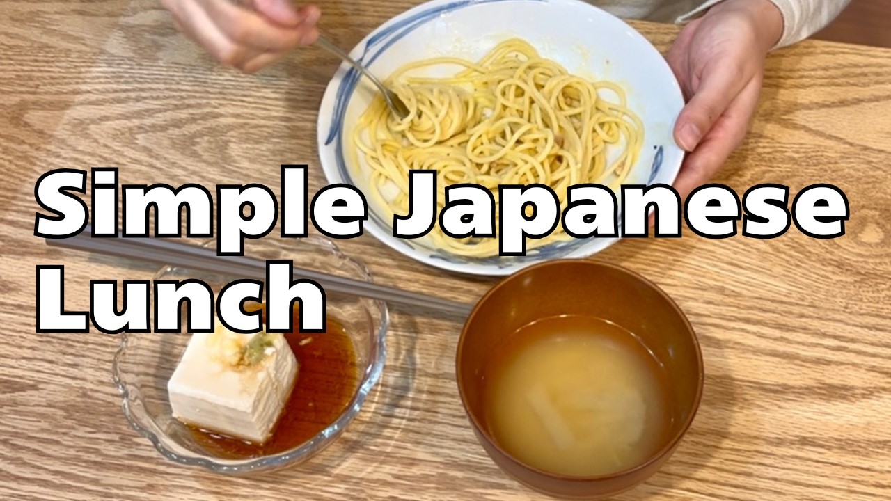 A Simple Lunch at Home in Japan 🇯🇵
