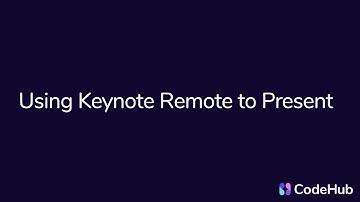 Presenting with Keynote Remote