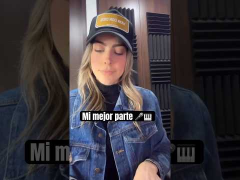 Mi mejor parte 🎤🎹 🎶 Me senté al piano como María se sentó a los pies de Jesús… @danielagaleano