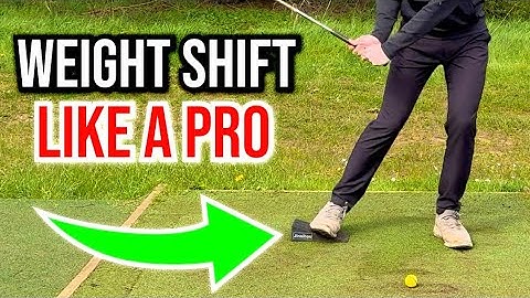 How To Shift Weight In The Downswing - Easy Drill
