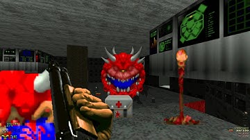Doom 2 Hell on Earth - MAP08 Tricks and Traps - UVMAX 100% Secrets 60fps Uncommented