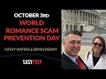 World romance scam prevention day  october 3rd with kathy waters and bryan denny