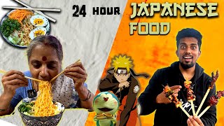 Eating Japanese food for 24 hrs 🍝| Dorayaki &Ramen🍜