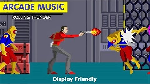 ROLLING THUNDER Arcade Music! Remember This Great Secret Agent Game OST?
