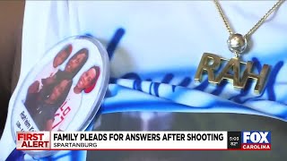 Family pleads for answers after shooting in Spartanburg
