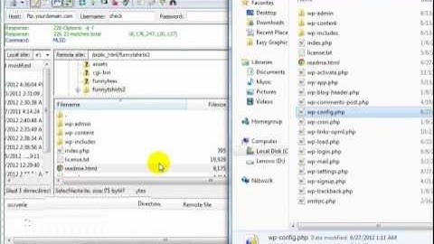 WordPress Tutorial - How To Install WordPress Using FTP