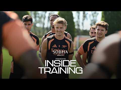 Arsenal stars get ready for Manchester City showdown 🏆 | Inside Training | Community Shield