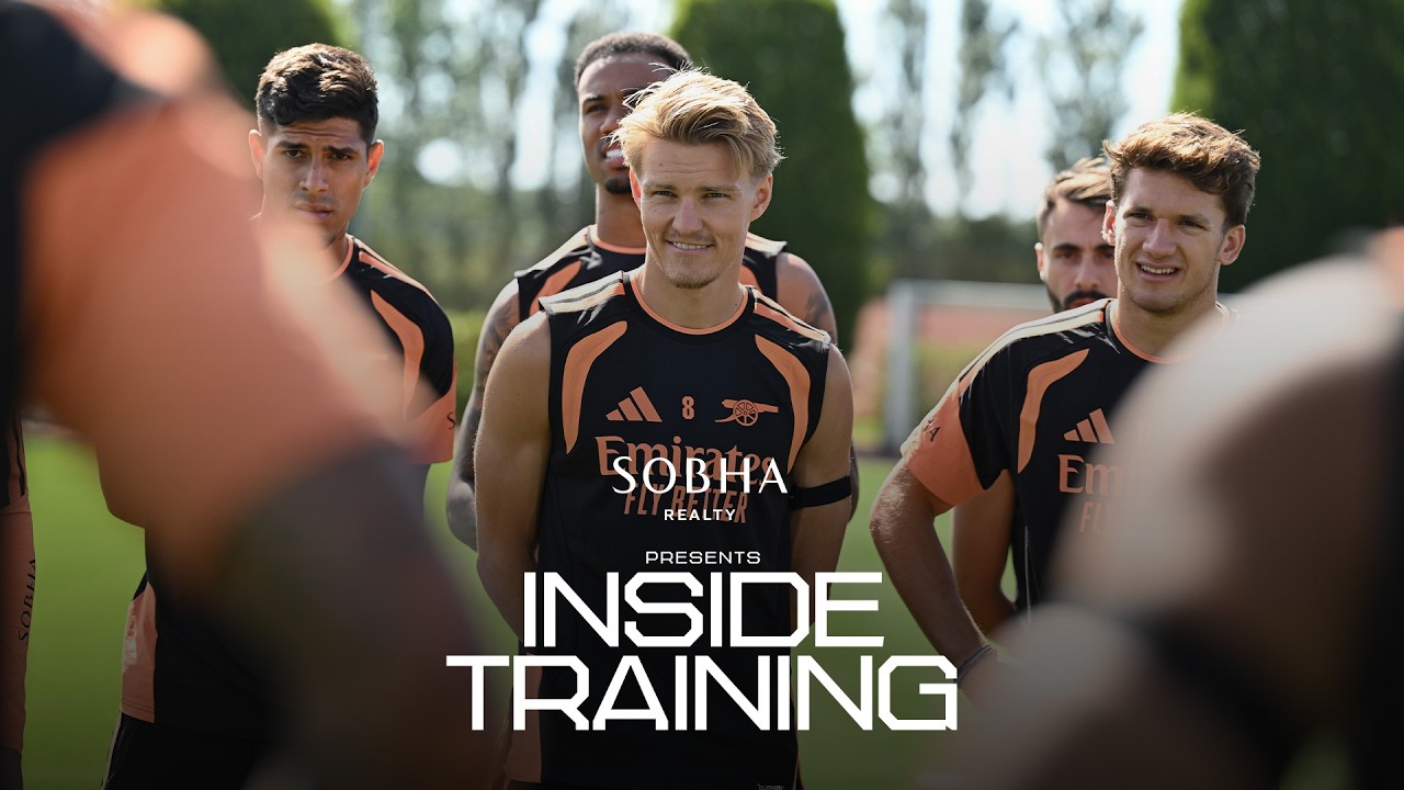 Arsenal stars get ready for Manchester City showdown 🏆 | Inside Training | Community Shield