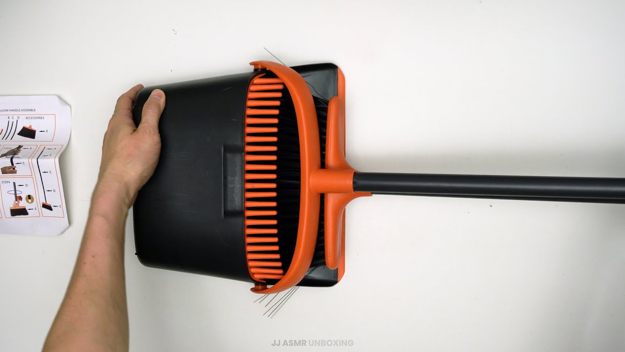 Broom And Dust Pan/broom Combo With Long Handle For Home - Temu