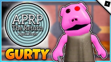 How to get "APRIL FOOLS" BADGE + GURTY MORPH/SKIN in ACCURATE PIGGY RP THE RETURN! - ROBLOX