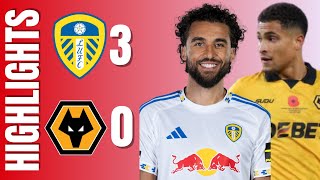 Leeds United 3-0 Wolves | Full Match Highlights 