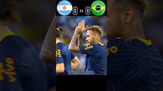 Argentina VS Brazil 2018 Super Classico Final Neymar Trophy 🔥 #youtube #shorts #football