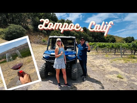 WELCOME to LOMPOC CALIFORNIA - WINERIES, MISSION, and MURALS #travelvlog