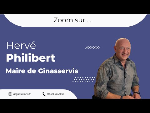 Interview d'Hervé Philibert, maire de Ginasservis dans le Var