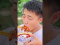 Ermao challenges himself to eat spicy beef roll #eat #cooking