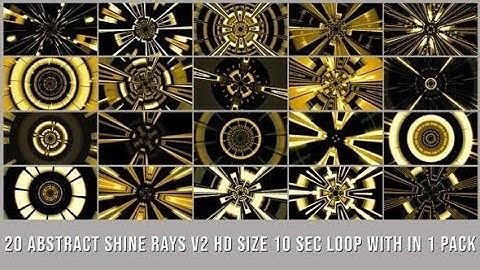 Abstract Shine Rays Elements Pack V02 | Motion Graphics | animated background