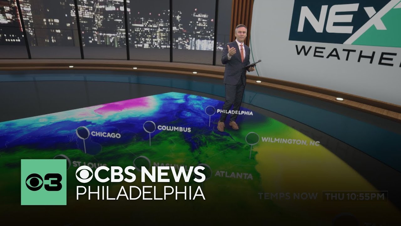 Big warm-up ahead in Philadelphia, tracking rain this weekend - YouTube