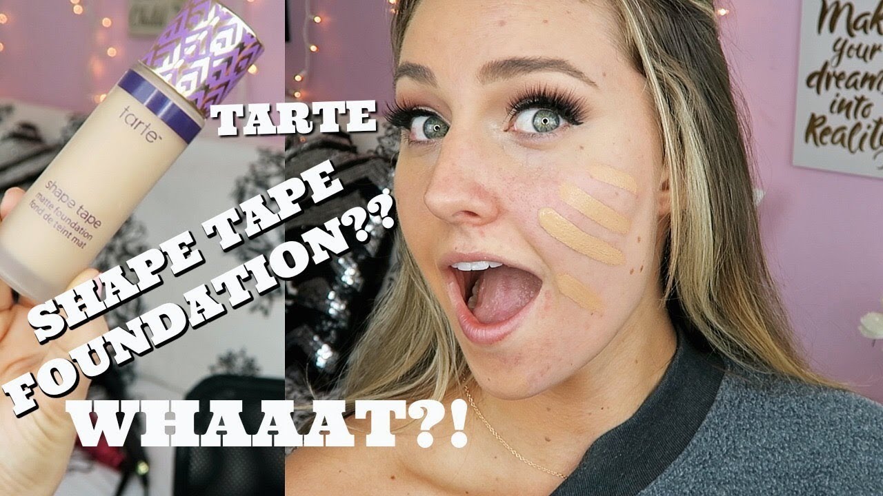 TARTE SHAPE TAPE FOUNDATION REVIEW + WEAR TEST! | Lauren LeBouef - YouTube