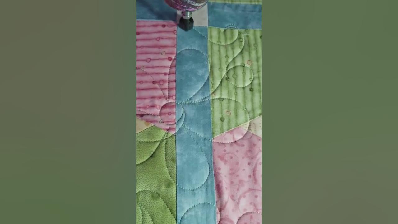 Daisy Leaf Loop all over design Longarm Free Motion Gammill Vision