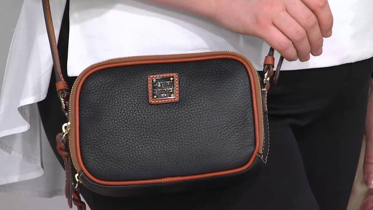 Dooney & Bourke Saffiano Leather Sawyer Crossbody on QVC 