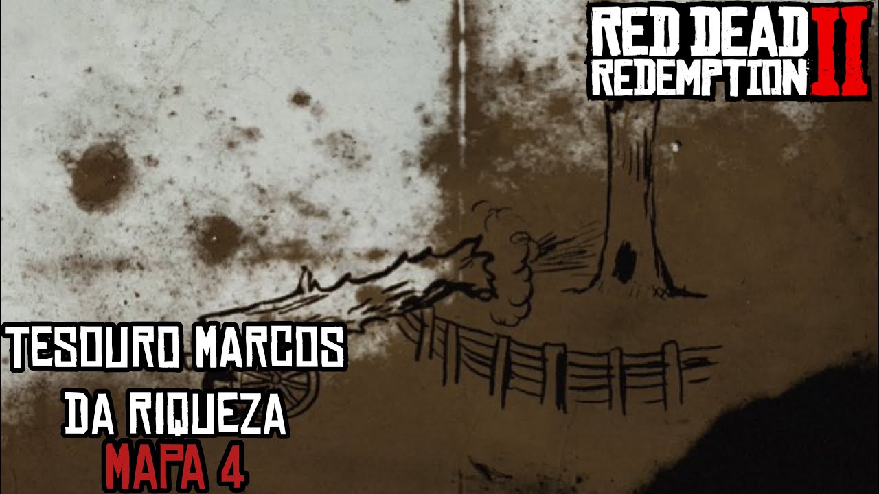 RED DEAD REDEMPTION 2 - MAPAS DO TESOURO DOS MARCOS DA RIQUEZA