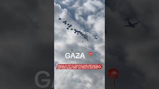 Paraşütle Gelen Aci Gerçek:gazze’ye Yetersi̇z Yardim.. Resimi