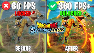 Dragon Ball Sparking Zero - Unlock FPS Limit without Slowdown or Lag| Unlimited FPS on ANY PC 📈