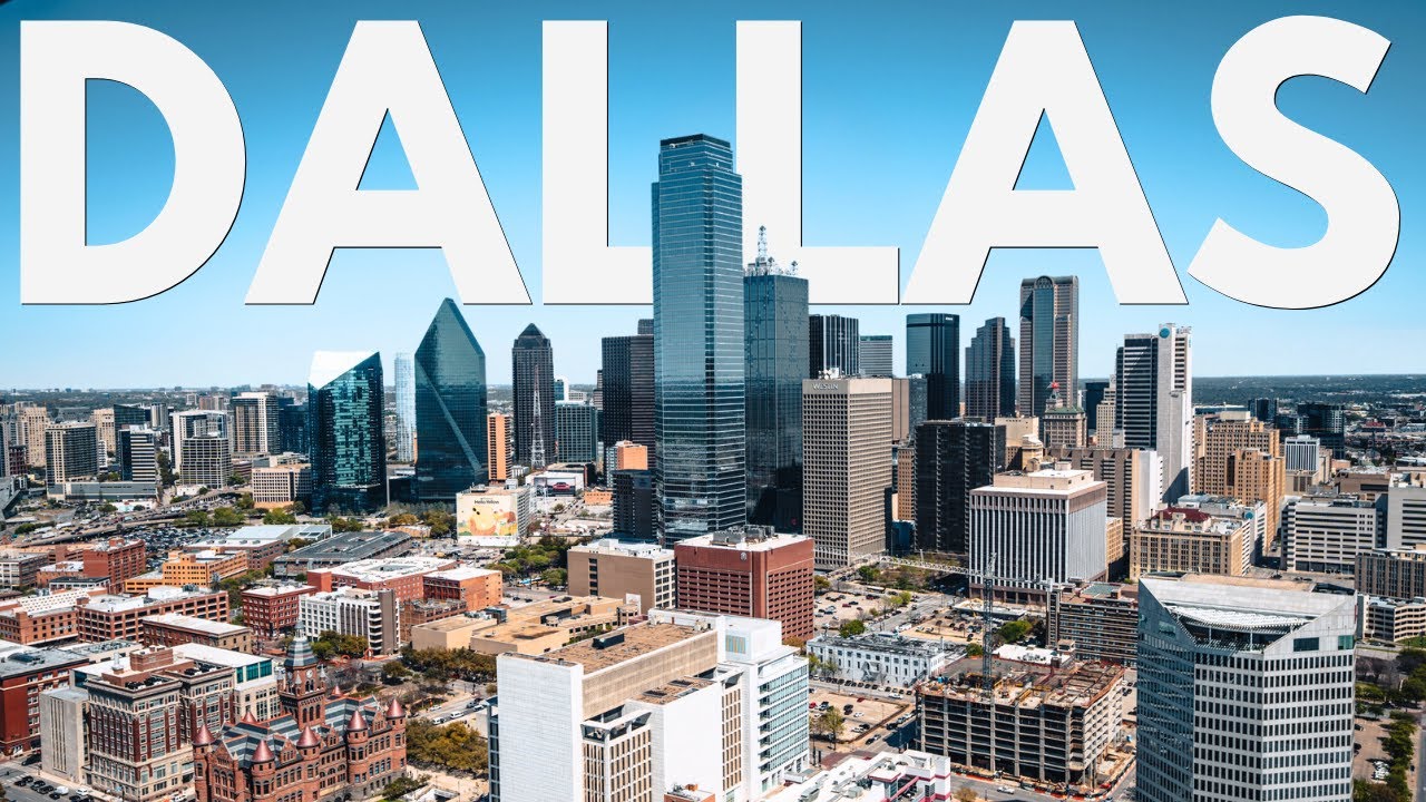 Dallas City, Texas, USA 🇺🇸 in 4K ULTRA HD 60FPS Video by Drone