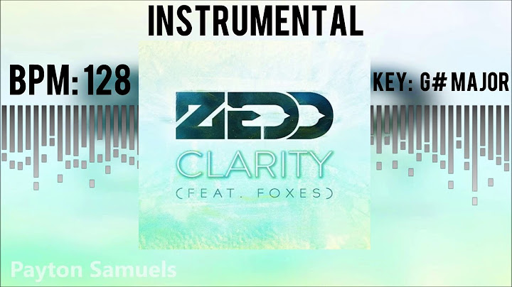 Clarity Instrumental version - Instrumental performance video thumbnail
