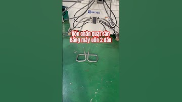 Dự án uốn chân quạt sàn bằng máy uốn ống 2 đầu. #uonong #uonchanquat #uon2dau #uonnc #uoncnc