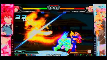Chaos Code - Hermes Midscreen Exceed Combo + 22B oki Setup